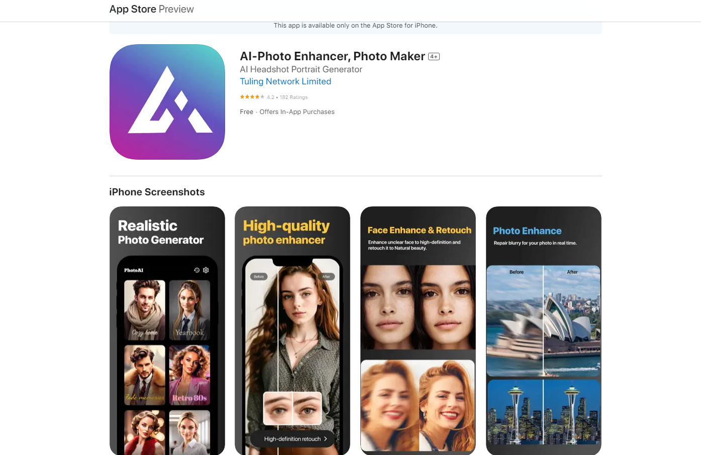 AI-Photo Enhancer, Photo Maker